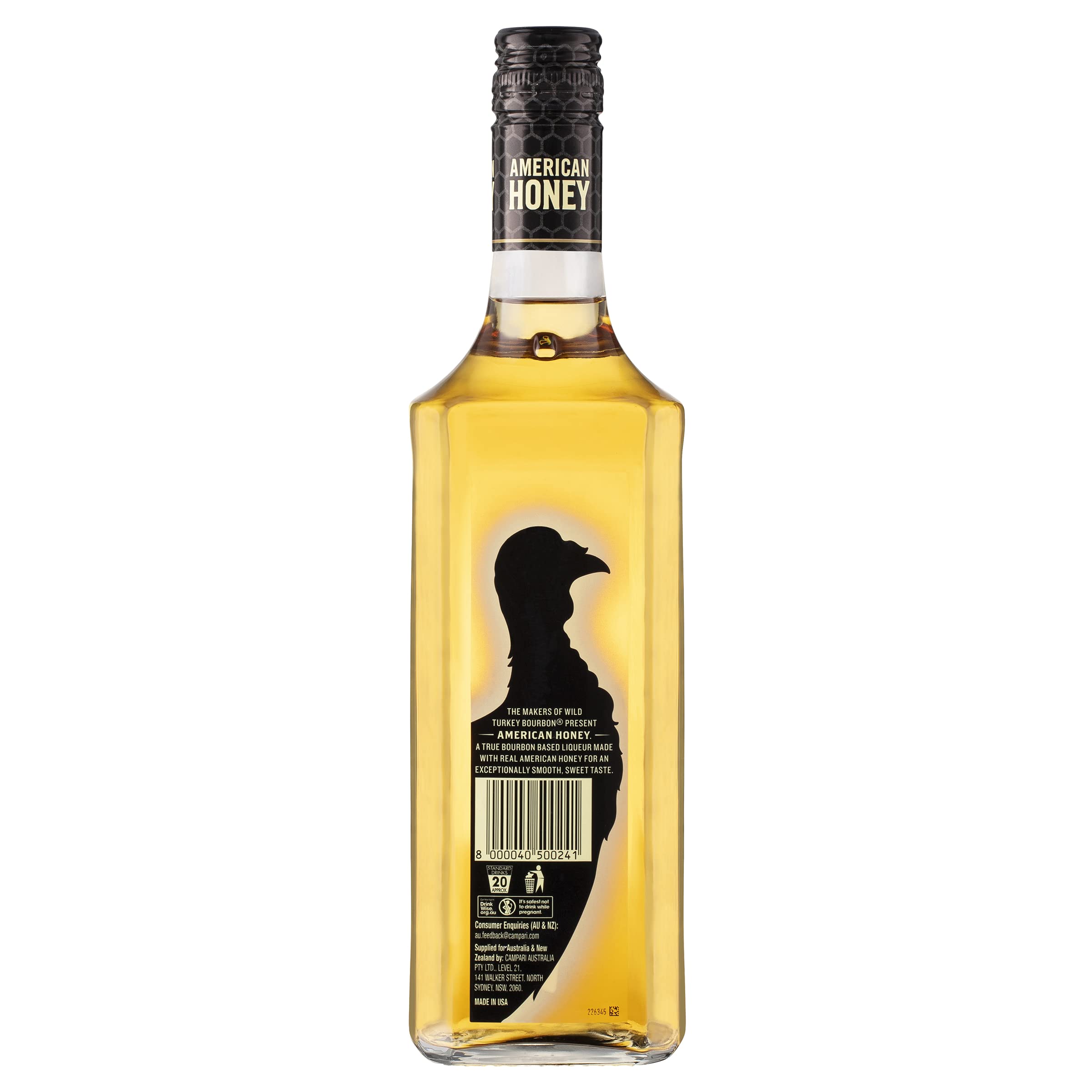 Wild Turkey American Honey Liqueur 700 ml : Amazon.com.au: Grocery